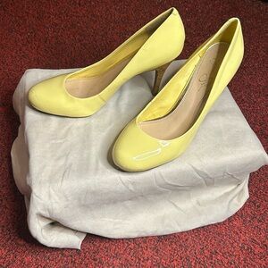 Jessica Simpson, Yellow Patent Leather Heel, SZ 9.5US